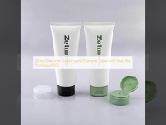 50mm Diameter Customized Shampoo Tubes with Matt Flip Top Caps RG02