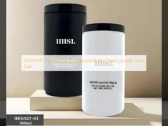 500ml PP Cosmetic Jar Customized Body Cream Jar with Srew Cap