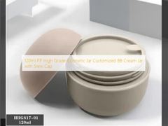 120ml PP High Grade Cosmetic Jar Customized BB Cream Jar with Srew Cap