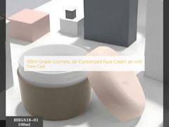 100ml Grade Cosmetic Jar Customized Face Cream Jar with Srew Cap
