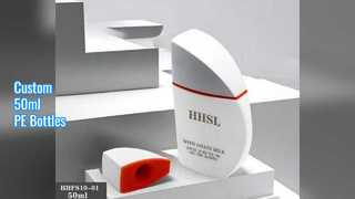 50ml PE Sunscreen Bottle Pump Customization