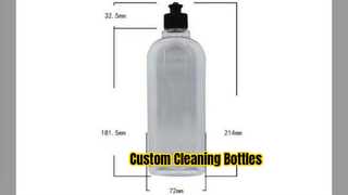 Custom PET Bottles 500ml For Cleaning Products
