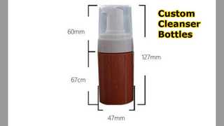 Custom PET Cleanser Bottles With Foam Pump