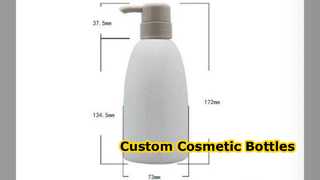 Custom PE Bottles With Pump For Cosmetics