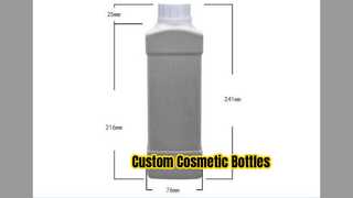 Custom PET Bottles with Pump for Cosmetics