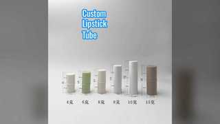 15g Custom Lipstick Tube White Green