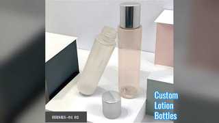 Custom Lotion Bottles 70 80ml PET With Pump