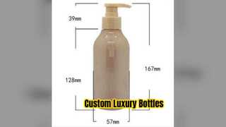 Custom 300ml PET Shampoo Bottles With Pump