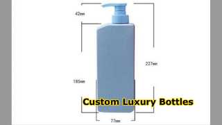 Custom PE Cosmetic Bottles With Pump