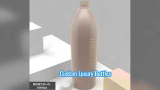 Custom PE Bottles Luxury Cosmetic Packaging