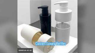 Custom PE Bottles Luxury Cosmetic Packaging