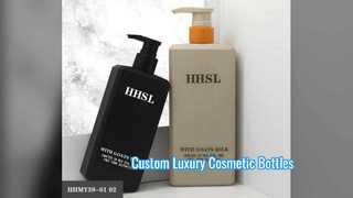 Custom PE Bottles For Cosmetics 300 500ml