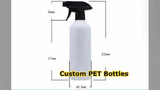 Custom PET Spray Bottles 500ml Your Brand
