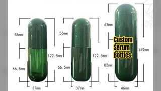 Custom 120ml PET Serum Pump Bottles