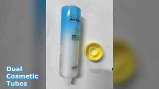 Dual Shampoo Tubes Custom Cosmetic Packaging