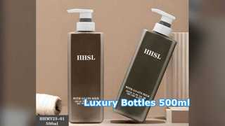 Custom PET Bottles Luxury Shampoo 500ml