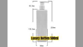 Custom PET Bottles Luxury Shampoo 500ml