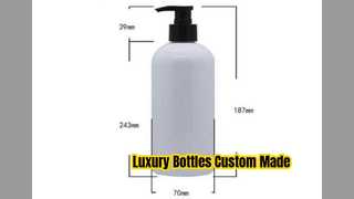 Custom 500ml PET Shampoo Bottles With Pump