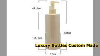 Custom 300ml PET Shampoo Bottle With Pump
