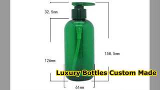 Custom 300ml PET Shampoo Bottles With Pump