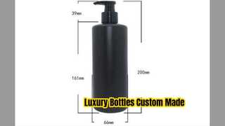 Custom Luxury Shampoo Bottles 500ml PET Pump
