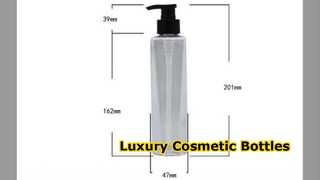 Custom PET Bottles With Pump For Cosmetics