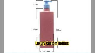 Custom PE Bottles Luxury Cosmetic Packaging
