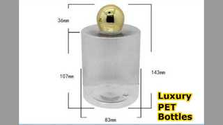 Custom Luxury PET Bottles With Pump