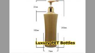 Custom Luxury PET Shampoo Bottles 500ml