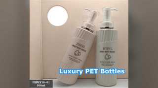 Custom PET Bottles Luxury Shampoo 500ml