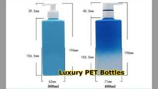 Custom PET Bottles Luxury Shampoo 500ml