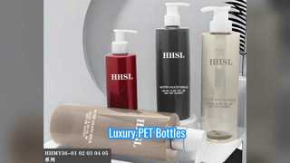 Custom PET Shampoo Bottles Luxury 300 400ml