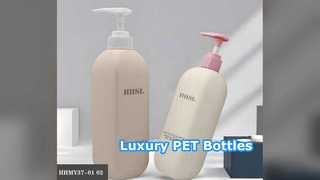 Custom PET Bottles Luxury Shampoo Packaging