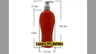 Custom Luxury PET Shampoo Bottles 800ml Pump