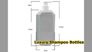 Custom PET Luxury Shampoo Bottles 500ml