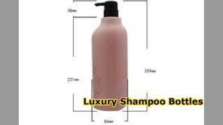 Custom PE Shampoo Bottles 500ml Luxury Packaging
