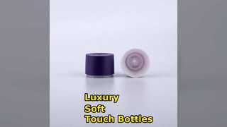 Soft Touch Cosmetic Bottles 120ml Custom Design