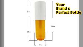 Custom PET Lotion Bottles with Pump 100ml