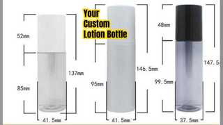 Custom PET Lotion Bottles With Pump